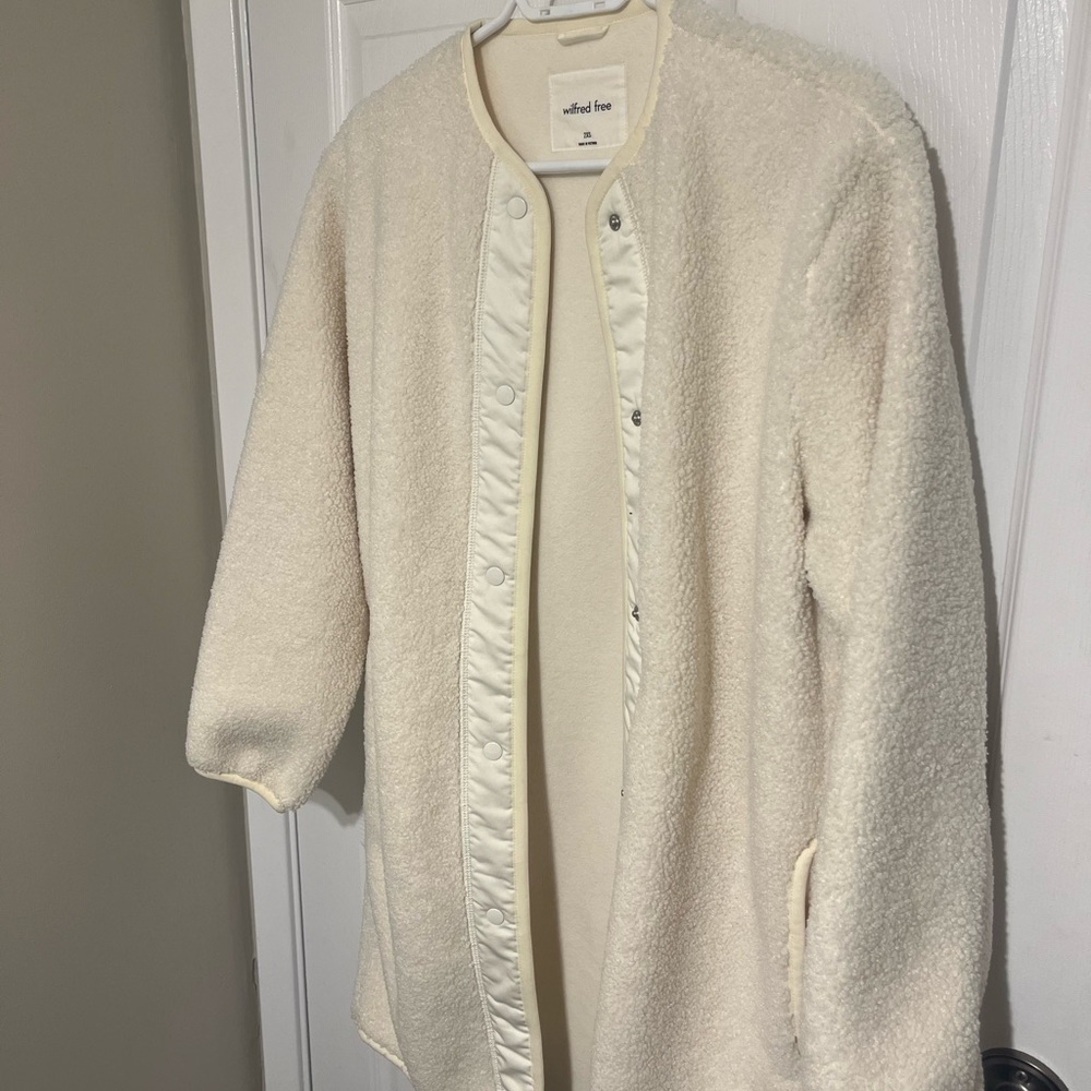 Wilfred Free Sherpa Long Liner Jacket